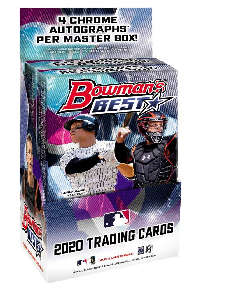 2020 Bowman's Best Baseball Hobby Master Box