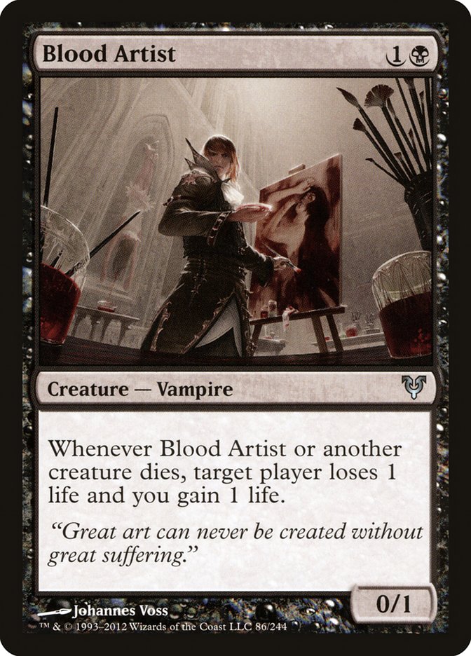 MtG Avacyn Restored Uncommon Foil Blood Artist #86