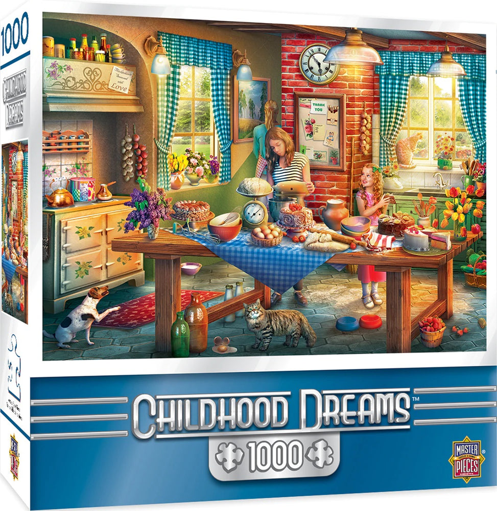 Childhood Dreams Baking Bread 1000 Piece Puzzle