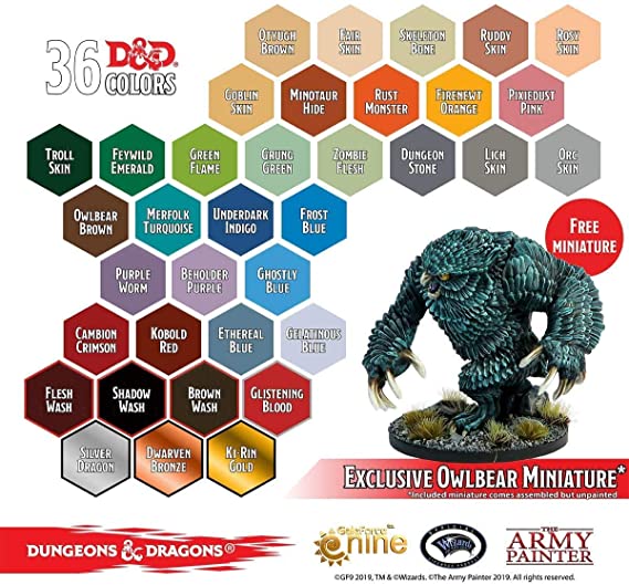 Dungeons & Dragons Nolzur`s Marvelous Pigments: Monster Paint Set