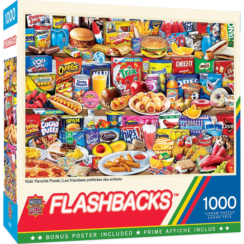Flashbacks - Kids Favorite Foods 1000 Piece Puzzle