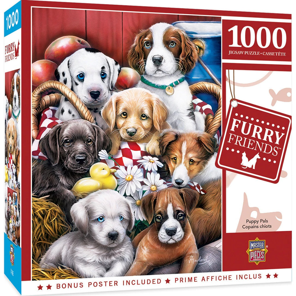 Furry Friends - Puppy Pals 1000 Piece Puzzle
