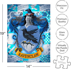 Harry Potter - Ravenclaw House Crest - 500 Piece Puzzle