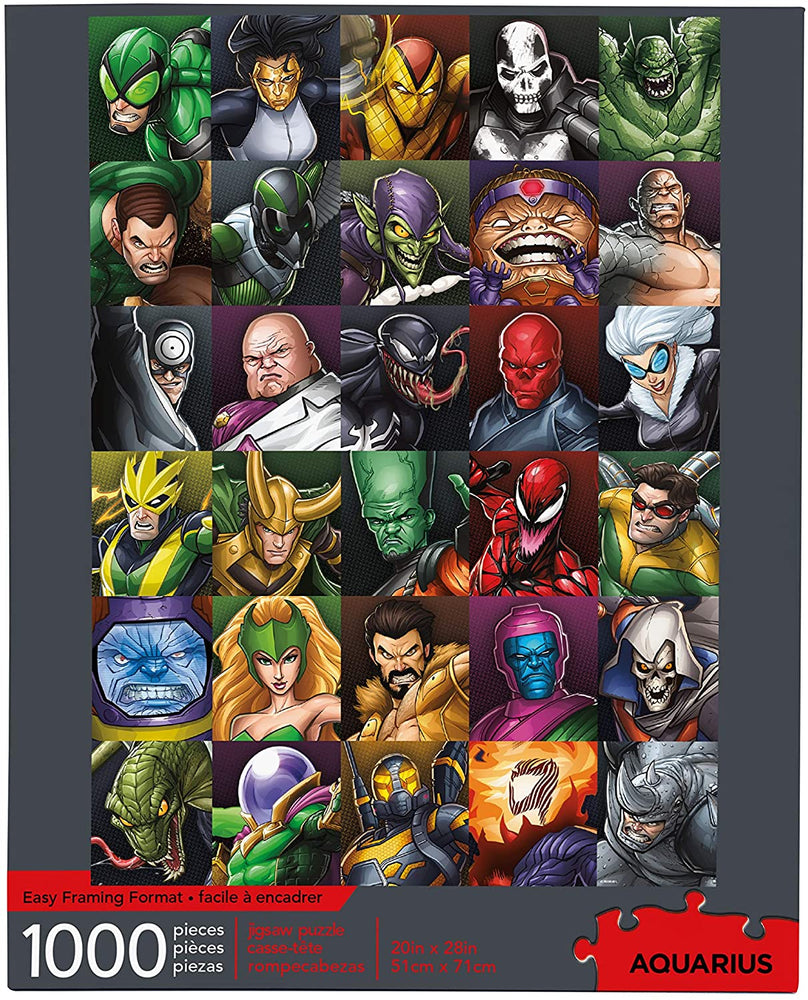 Marvel Comics - Villains Collage - 1000 Piece Jigsaw Puzzle