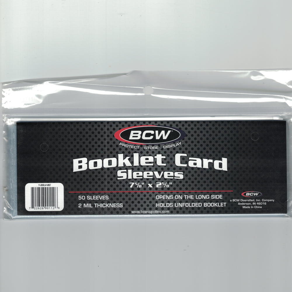 BCW Horizontal Booklet Card Sleeves 50ct.