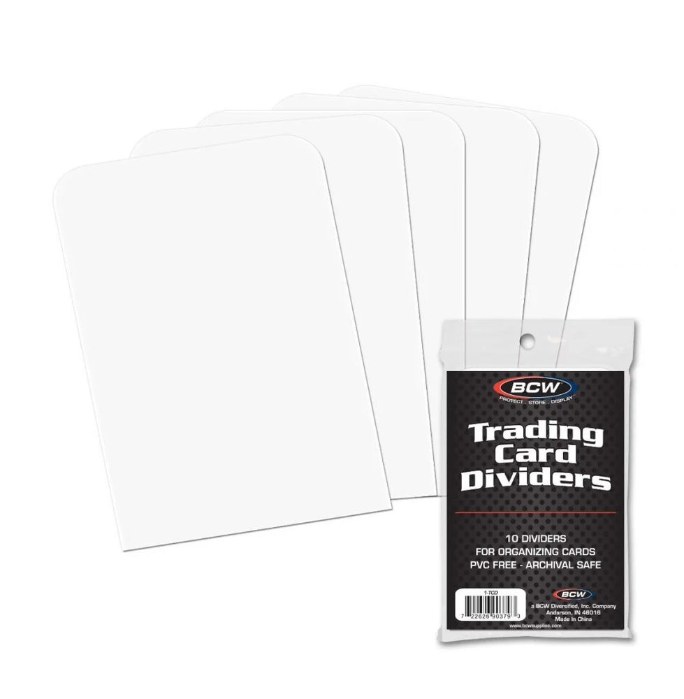 BCW Trading Card Dividers - Vertical