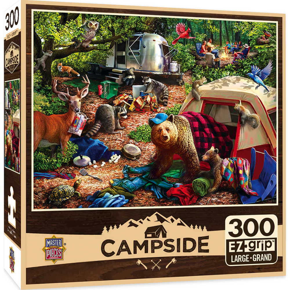 CAMPSIDE - CAMPSITE TROUBLE 300 PIECE EZ GRIP PUZZLE