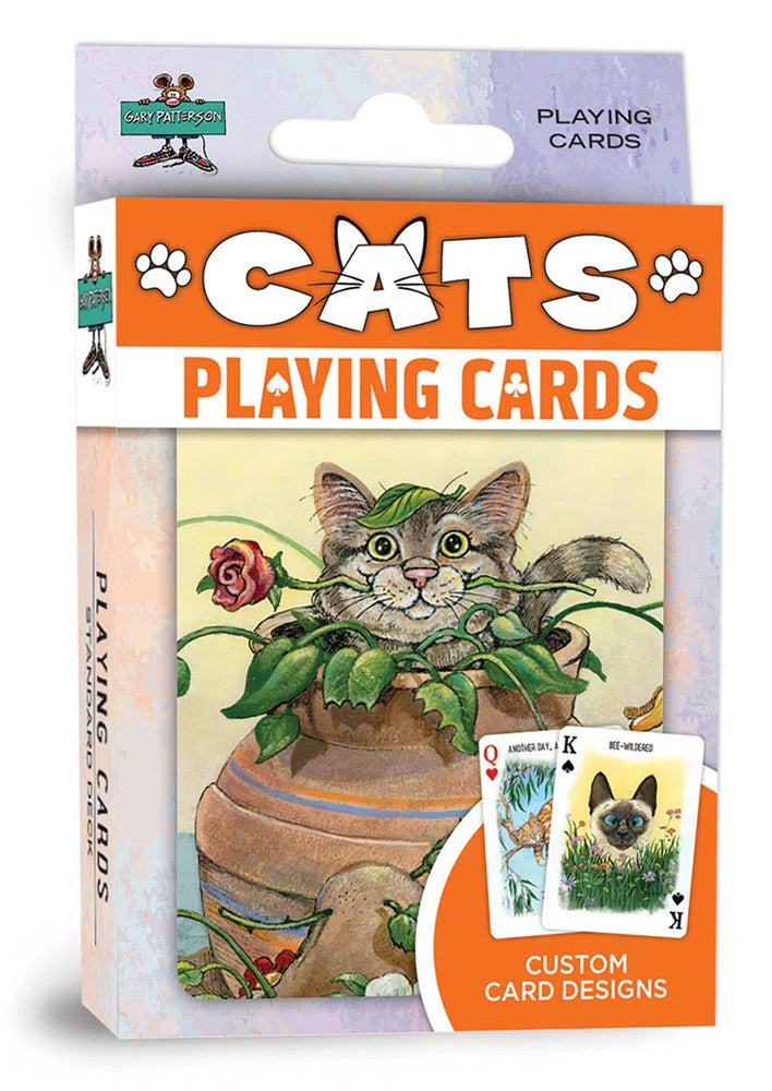 Cats Playing Cards