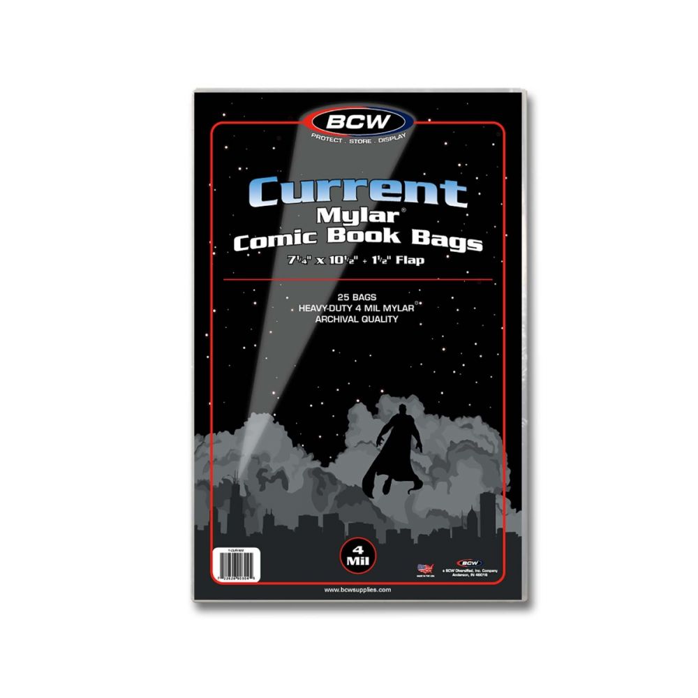 BCW Current/Modern Comic Mylar Archivals - 4 MIL