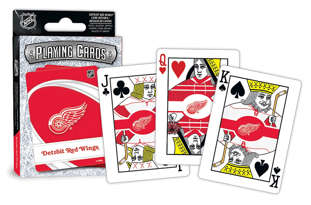Detroit Red Wings Playing Cards