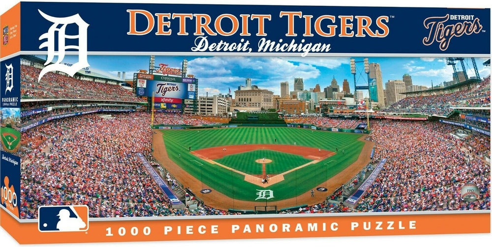 Detroit Tigers - 1000 Piece Stadium Panoramic Jigsaw Puzzle