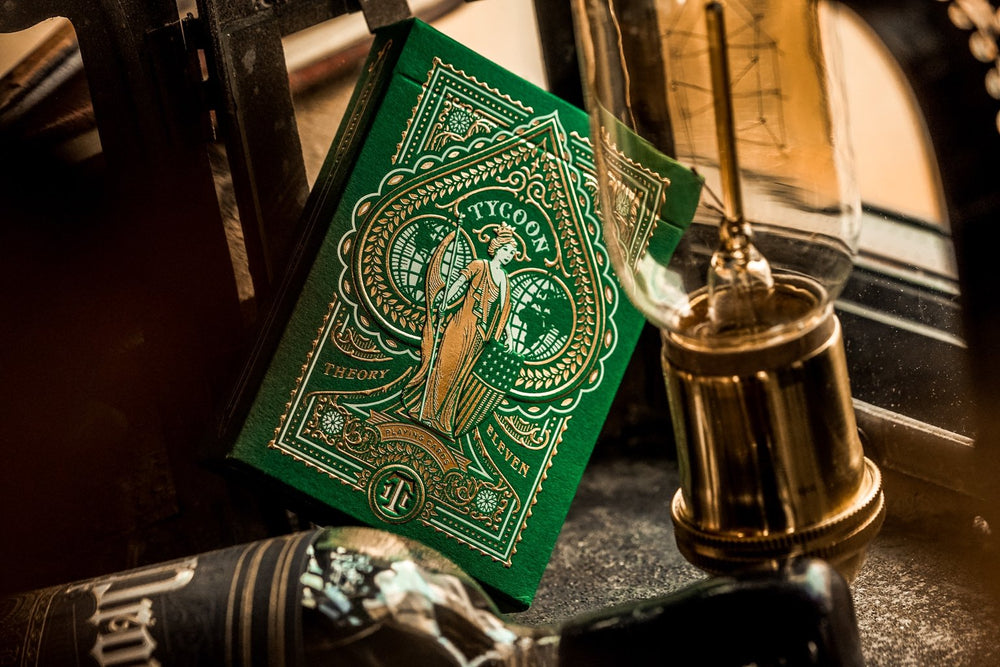 Green Tycoon Playing Cards