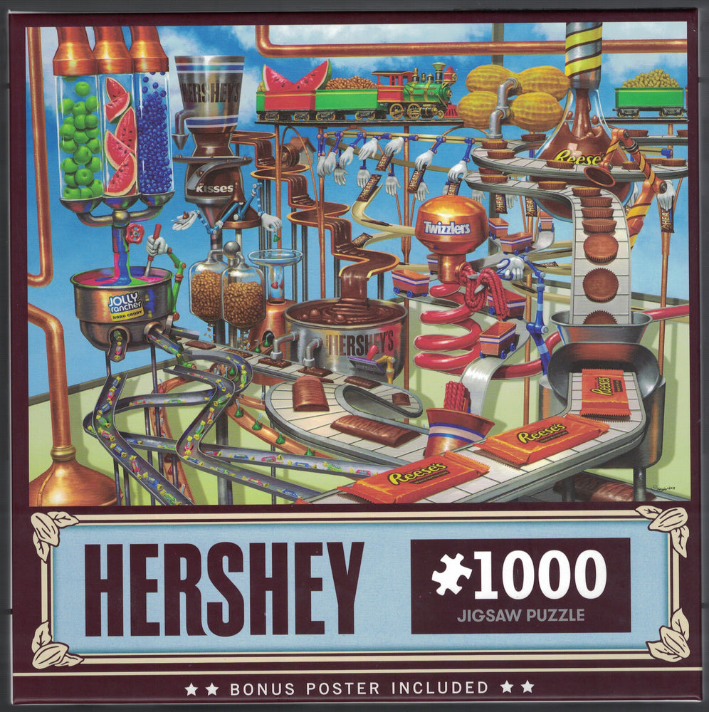 HERSHEY'S MOMENTS - HERSHEY'S CHOCOLATE FACTORY 1000 PIECE JIGSAW PUZZLE