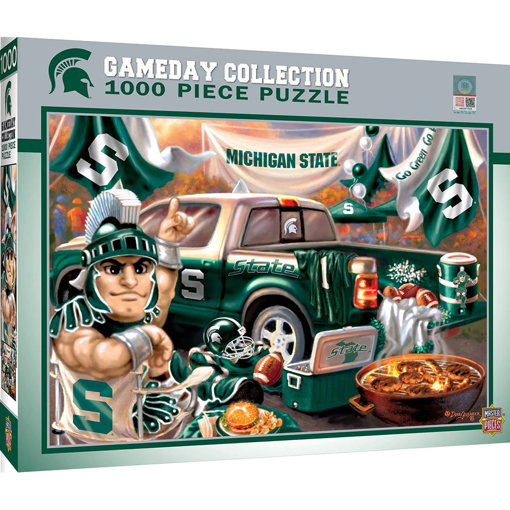 NCAA Michigan State University Spartans Gameday 1000 Piece Puzzle
