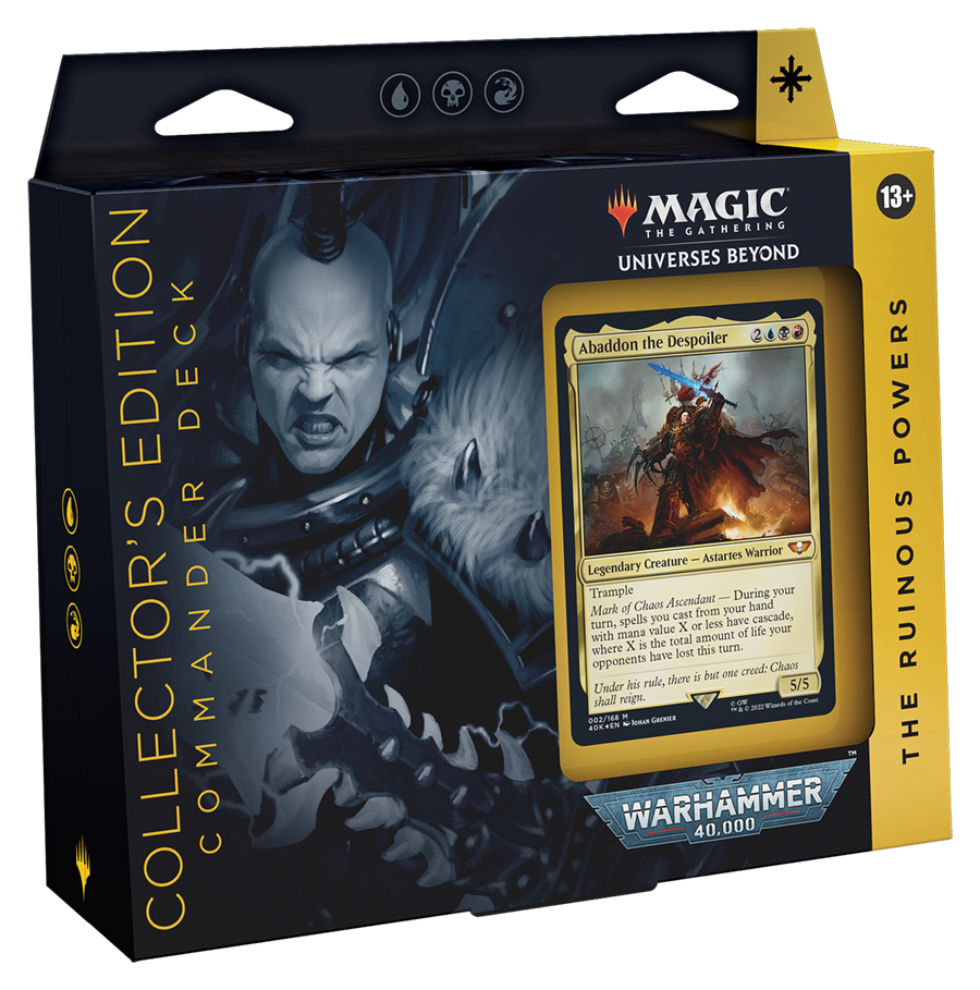 Magic Universes Beyond Warhammer 40,000 Commander Deck Collector's Edition - The Ruinous Powers