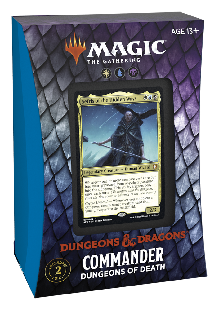 Magic: Adventures in the Forgotten Realms Commander Deck - Dungeons of Death