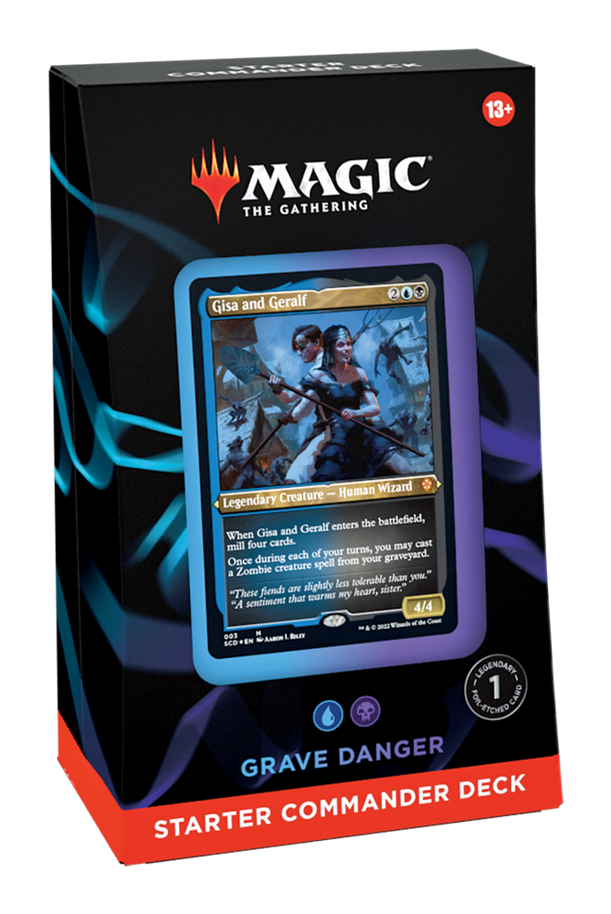 Magic Starter Commander Deck - Grave Danger (Blue-Black)