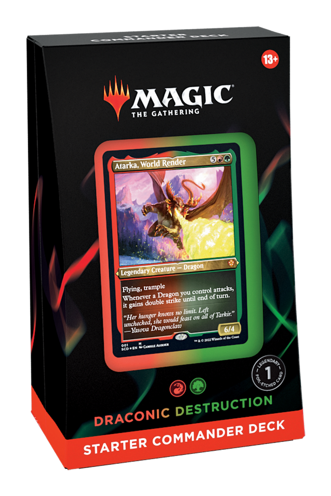 Magic Starter Commander Deck - Draconic Destruction (Red-Green)