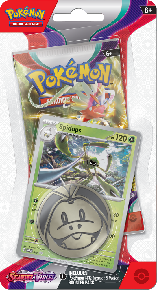 Pokémon TCG: Scarlet & Violet Checklane Blister Pack with Coin and Promo