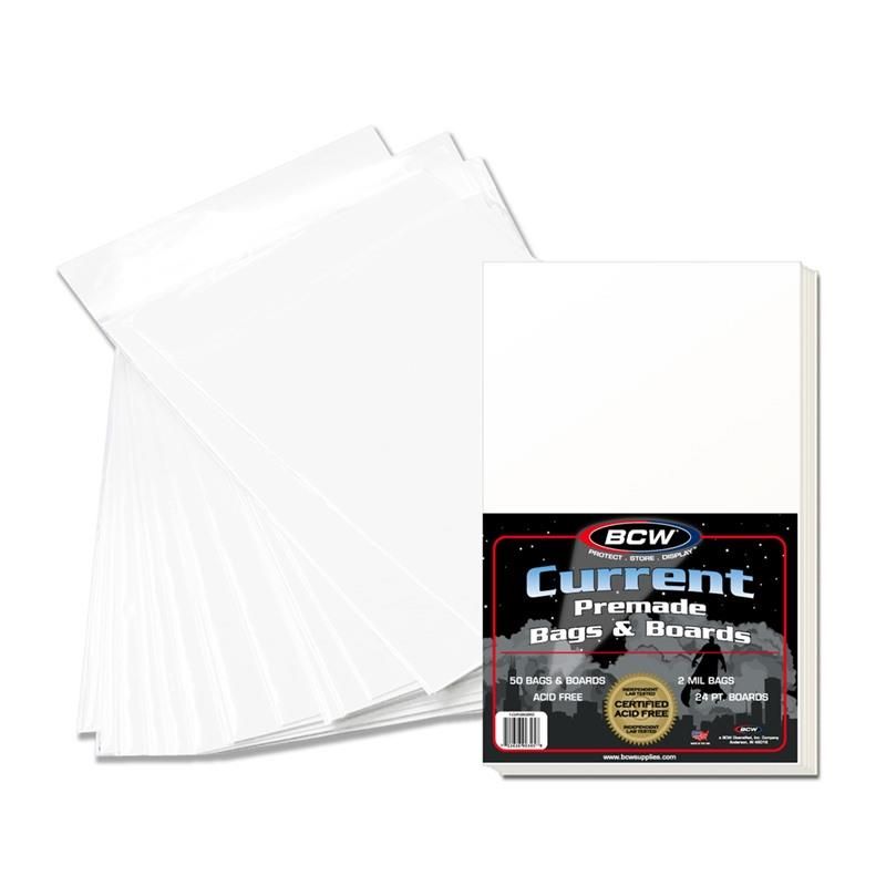 BCW Premade Current Comic Bag and Board