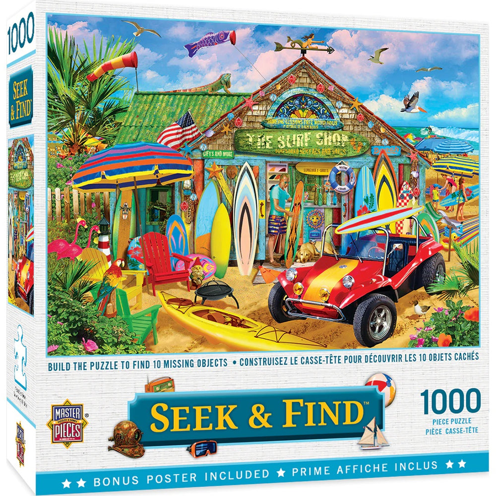 Seek & Find - Beach Time Fun - 1000 Piece Jigsaw Puzzle
