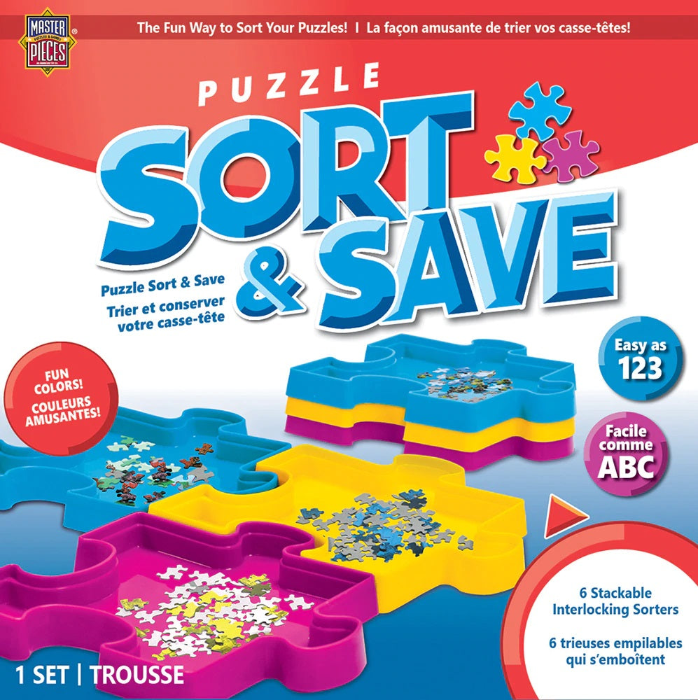 Sort and Save - Puzzle Piece Trays
