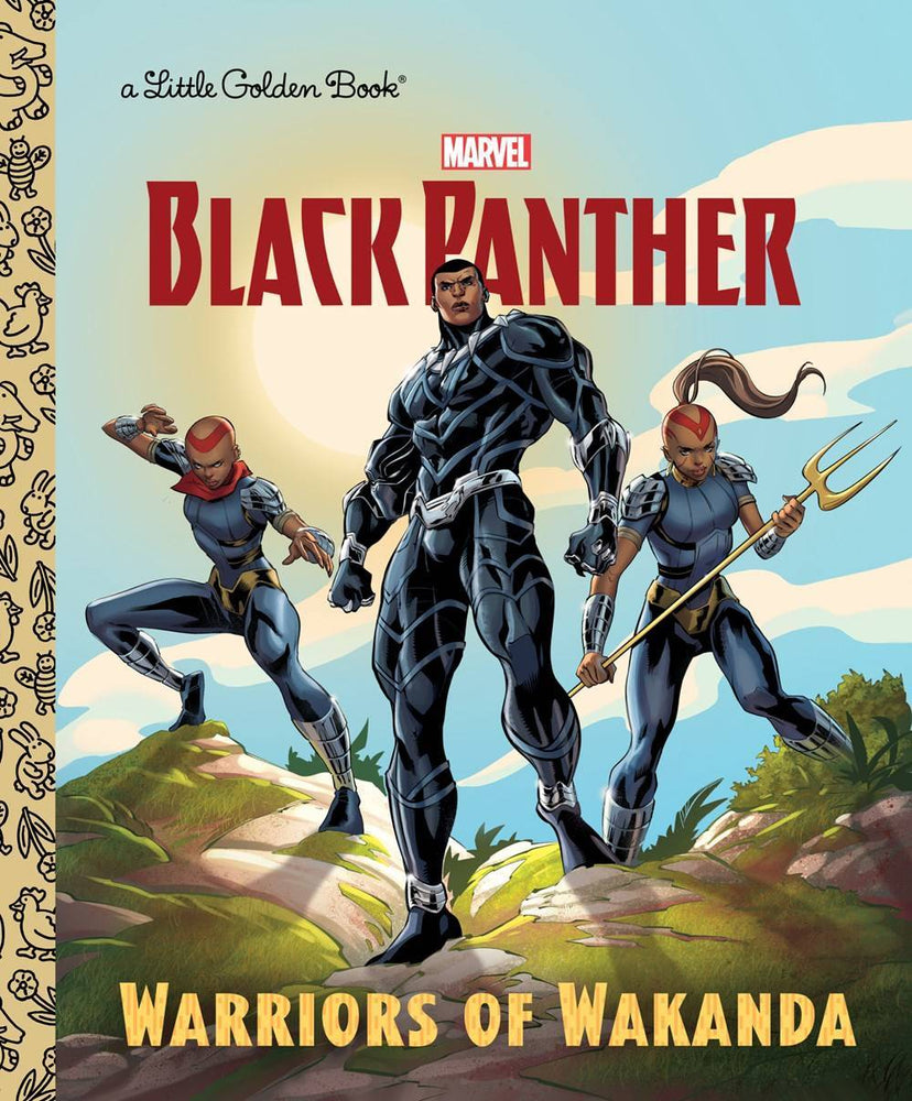 BLACK PANTHER WARRIORS OF WAKANDA LITTLE GOLDEN BOOK (C: 1-1