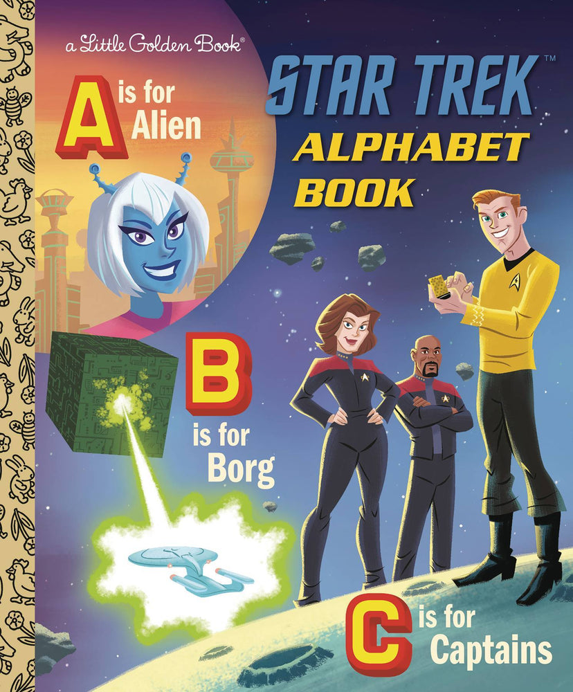 STAR TREK ALPHABET BOOK LITTLE GOLDEN BOOK (C: 0-1-0)