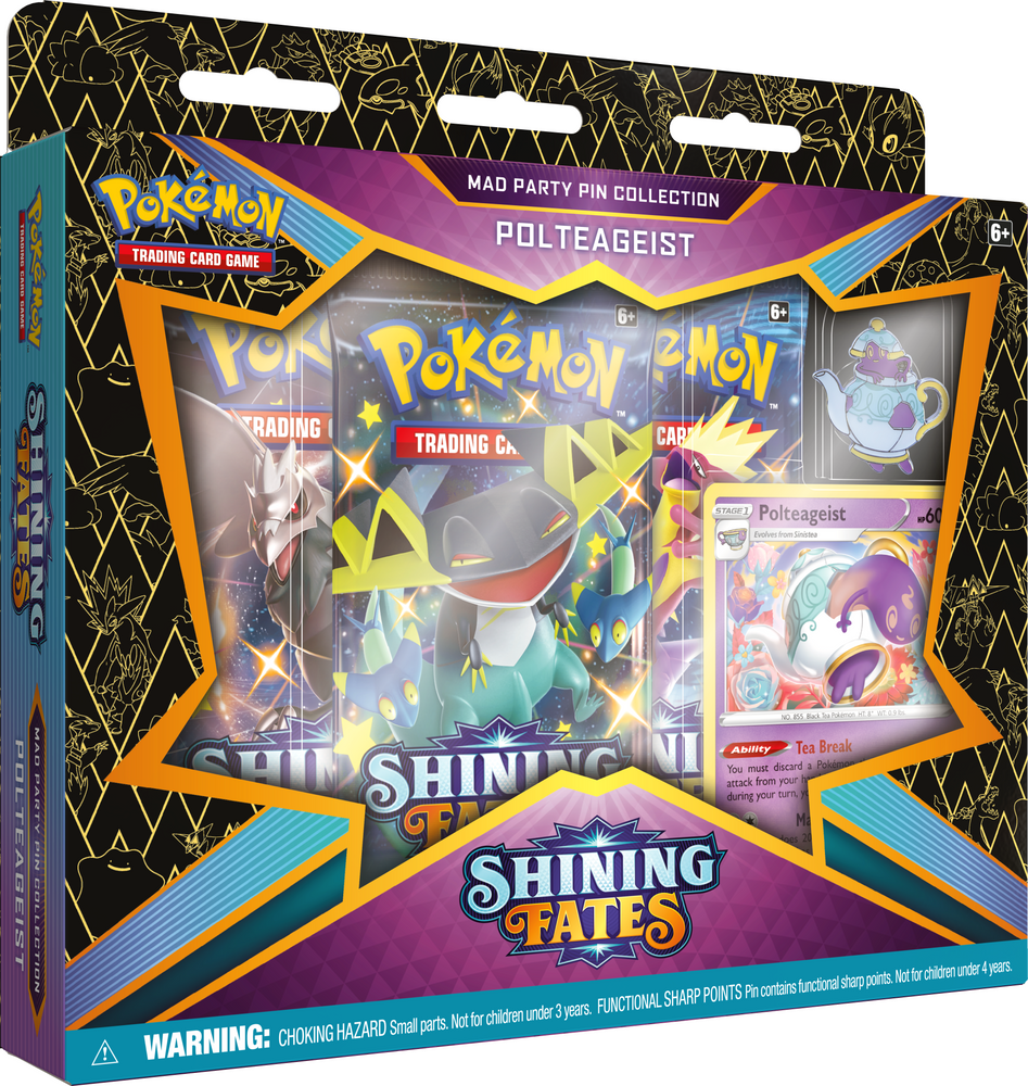 Pokémon TCG: Shining Fates Mad Party Pin Collections Polteageist