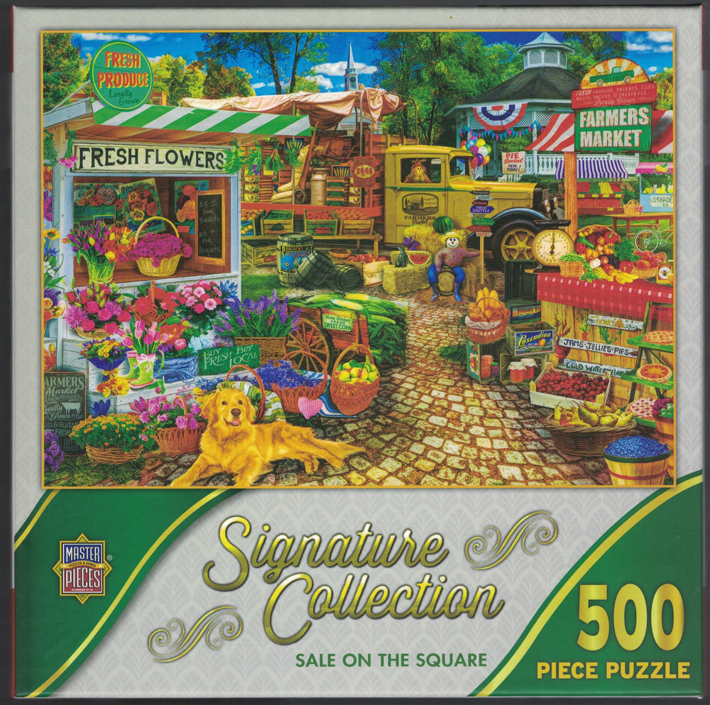 Signature Collection - Sale on the Square - 500 Piece Puzzle