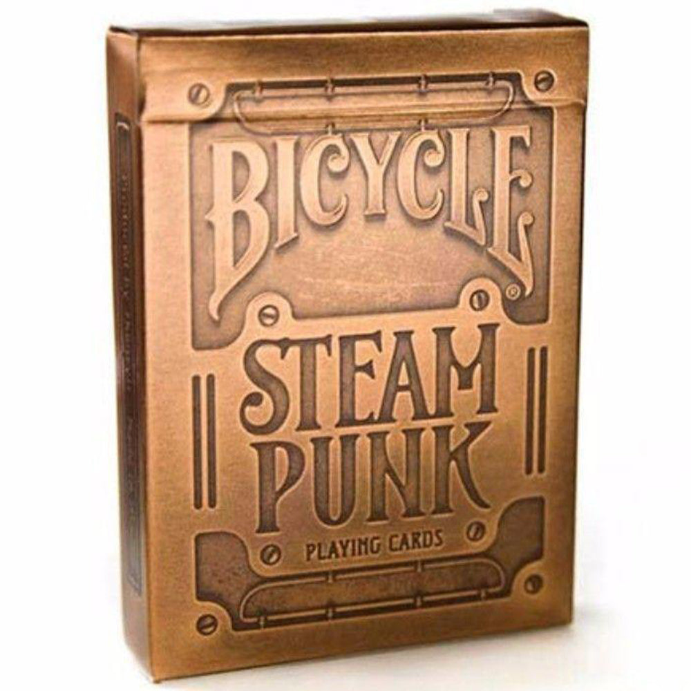 Steam Punk Copper Bicycle Playing Cards