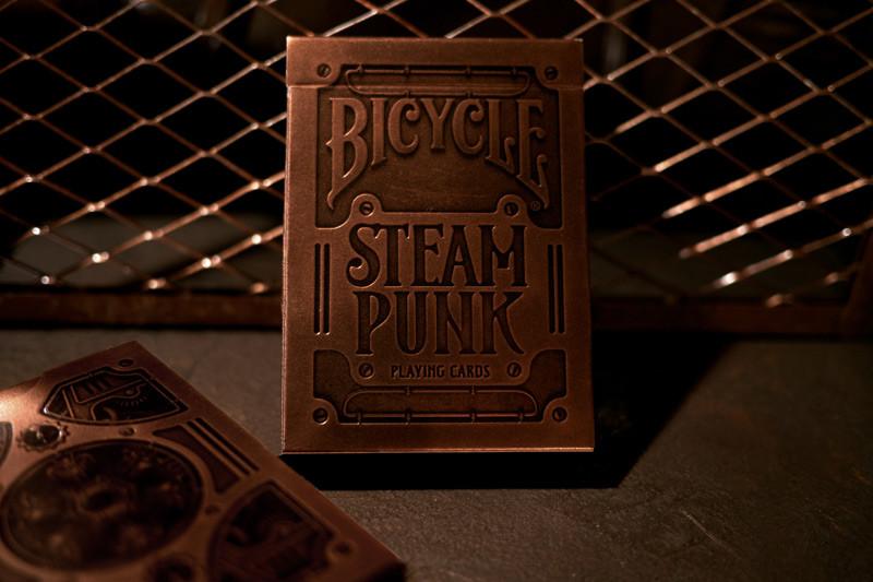 Steam Punk Copper Bicycle Playing Cards