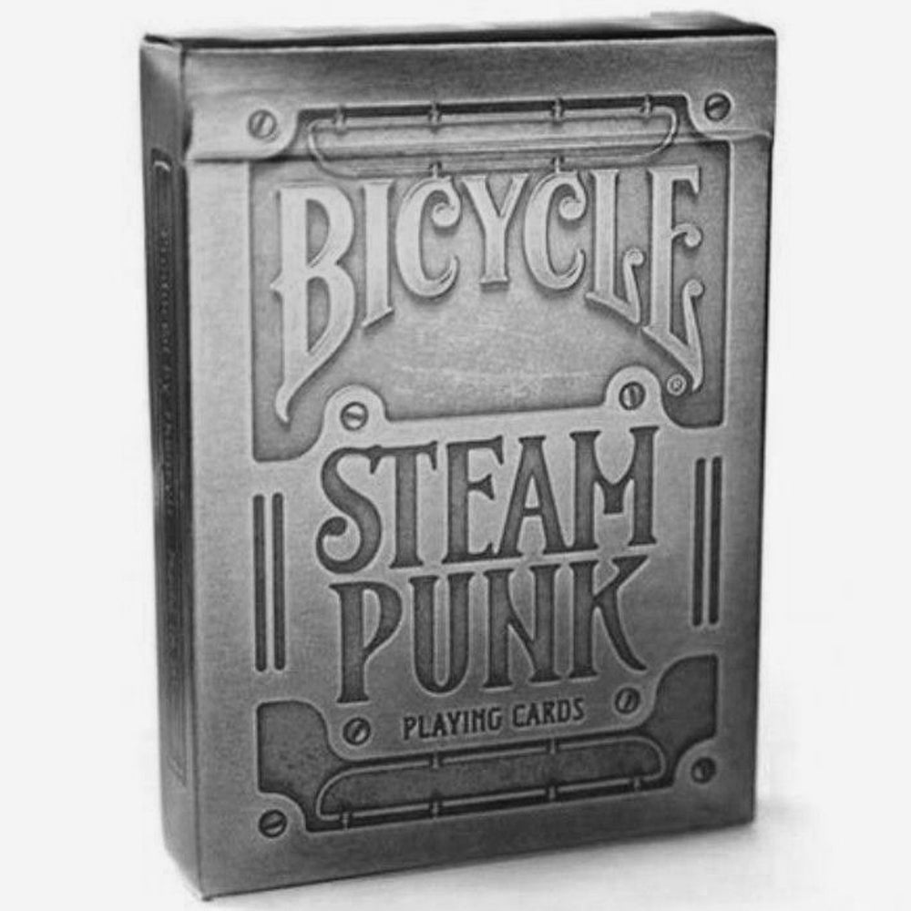 Steam Punk Silver Bicycle Playing Cards