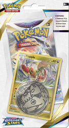 Pokémon TCG: Brilliant Stars Checklane Blister Pack with Coin and Promo