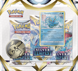 Pokémon TCG: Silver Tempest 3 Pack Blister Pack with Promo and Coin