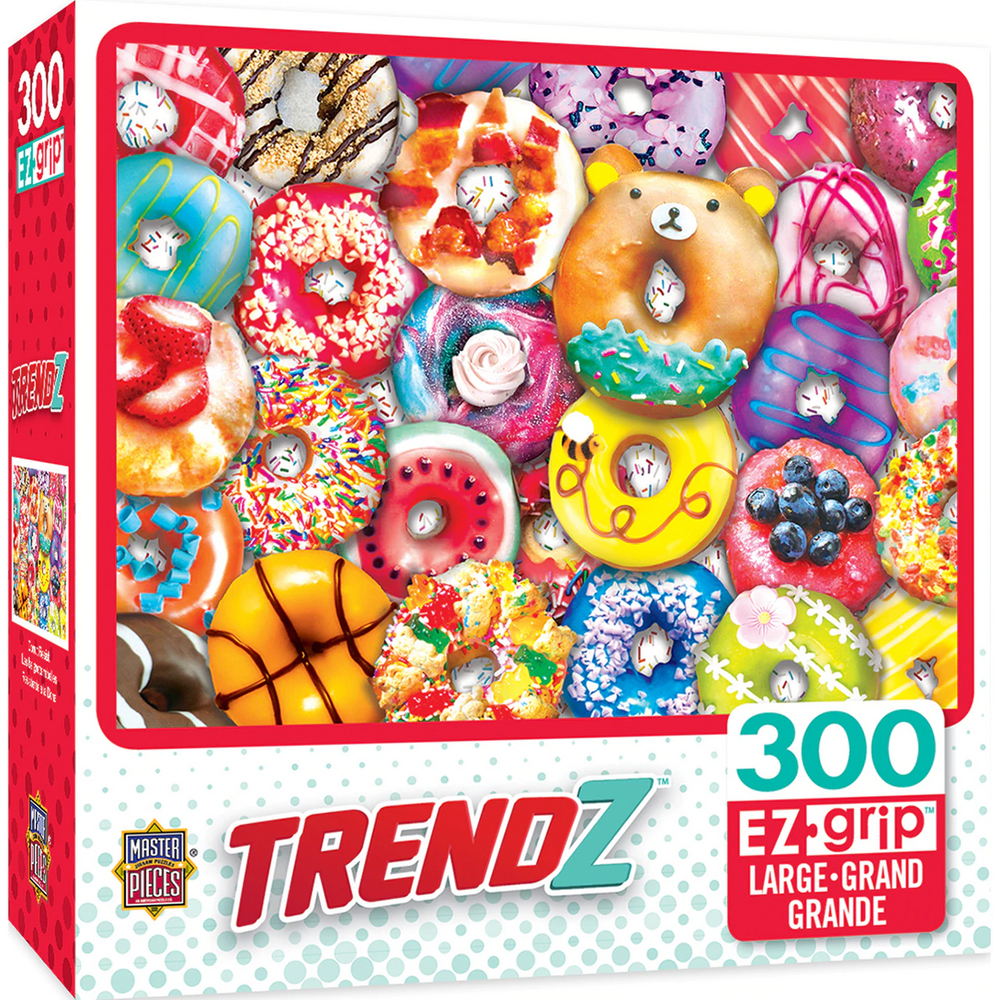 TRENDZ DONUT RESIST LARGE 300 PIECE EZGRIP JIGSAW PUZZLE