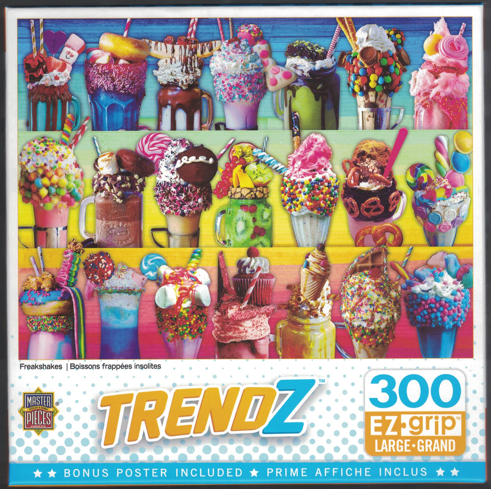 TRENDZ FREAKSHAKES LARGE 300 PIECE EZGRIP JIGSAW PUZZLE