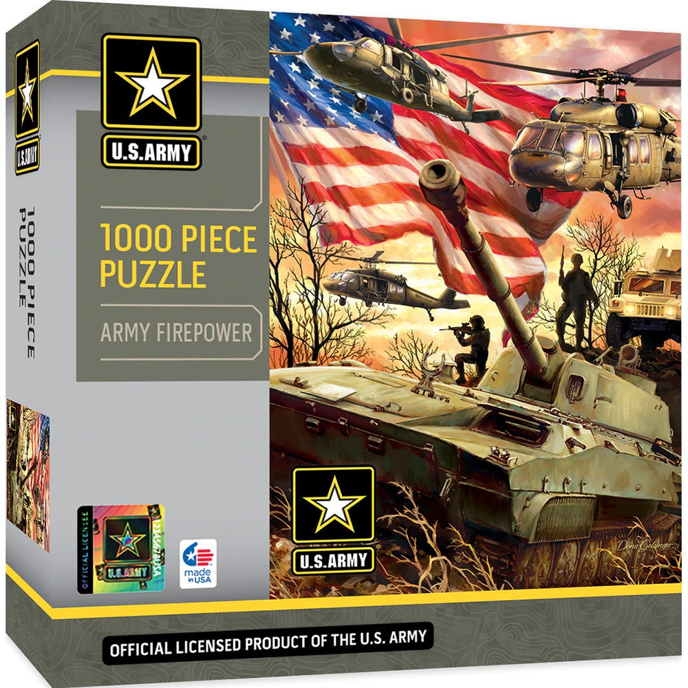 U.S. Army Firepower - 1000 Piece Jigsaw Puzzle