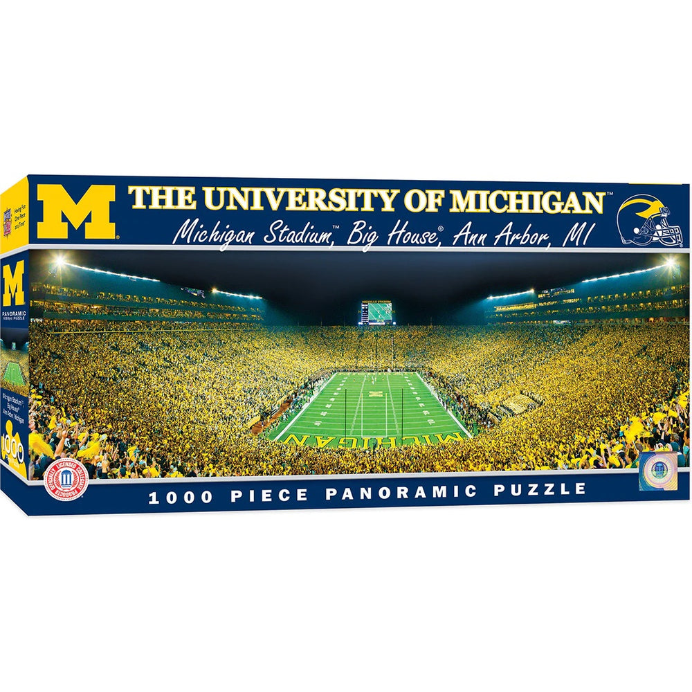 University of Michigan Wolverines - 1000 Piece Stadium Panoramic Jigsaw Puzzle