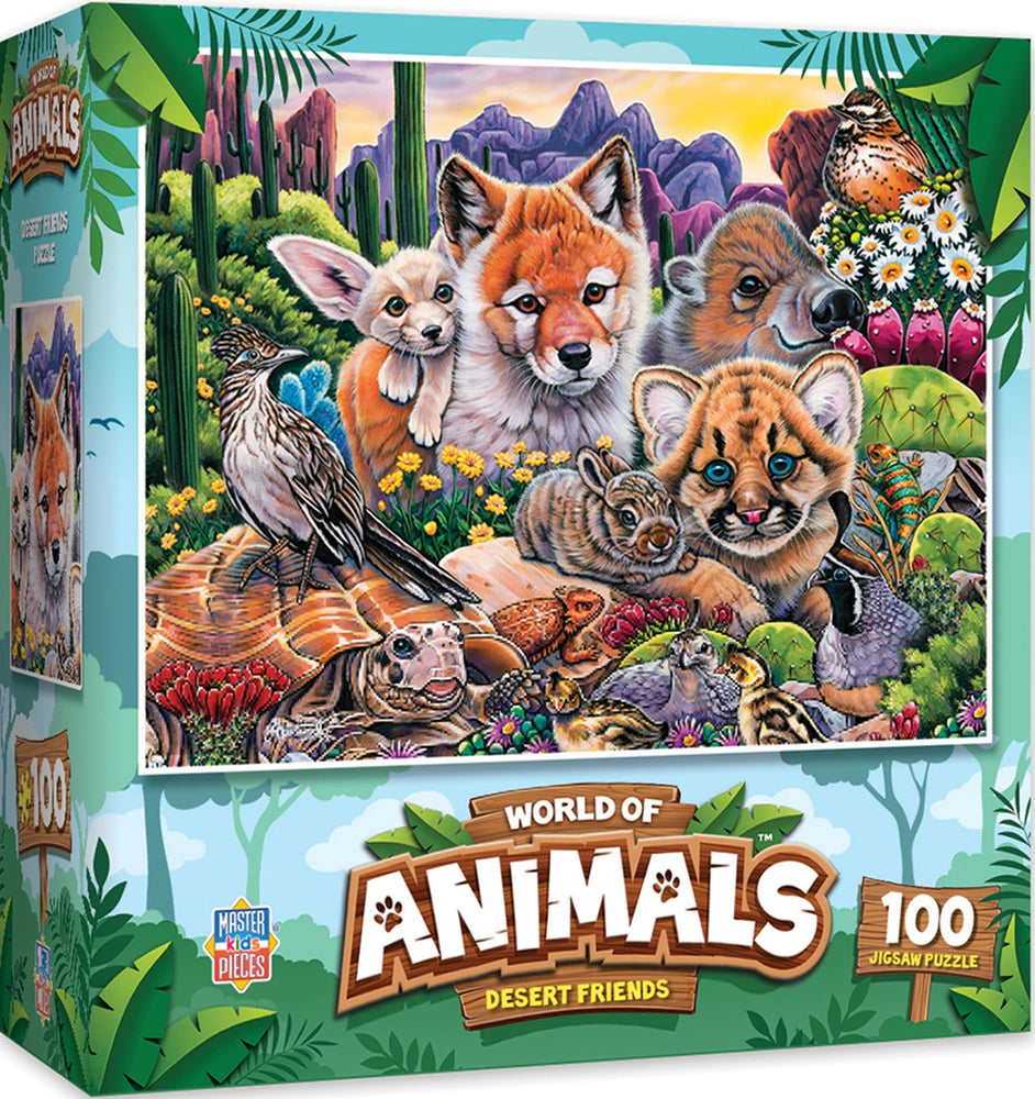 World of Animals - Desert Friends - 100 Piece Kids Puzzle