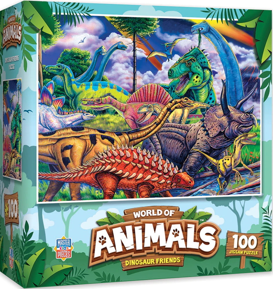 World of Animals - Dinosaur Friends - 100 Piece Kids Puzzle