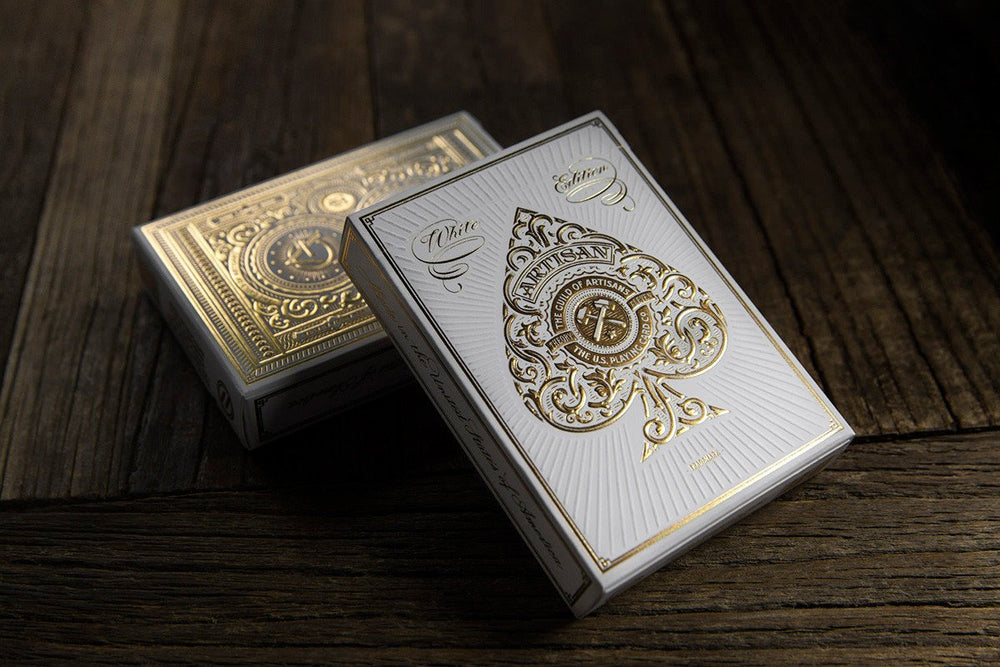Artisan Playing Cards White Edition