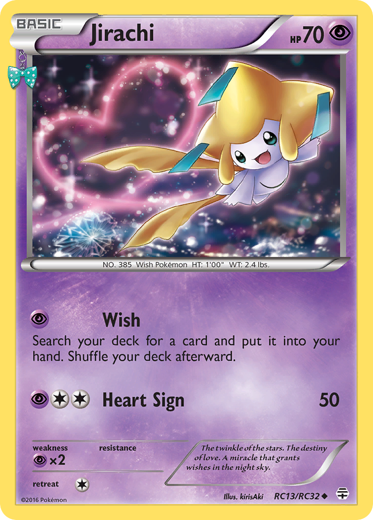 jirachi pokemon card price pokemon Generations: Radiant Collection Jirachi Holofoil / Heavily Played