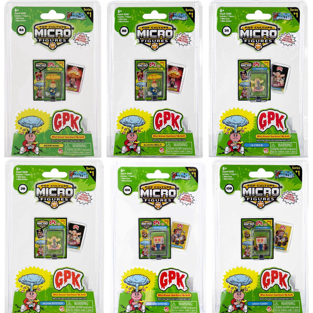 World's Smallest Pop Culture Micro Figures: Garbage Pail Kids - Series 1