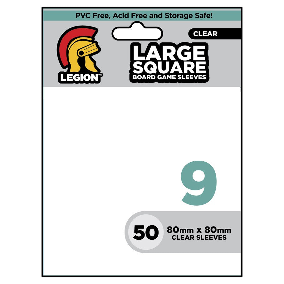 Board Game Sleeves: Large Square 80mm x 80mm